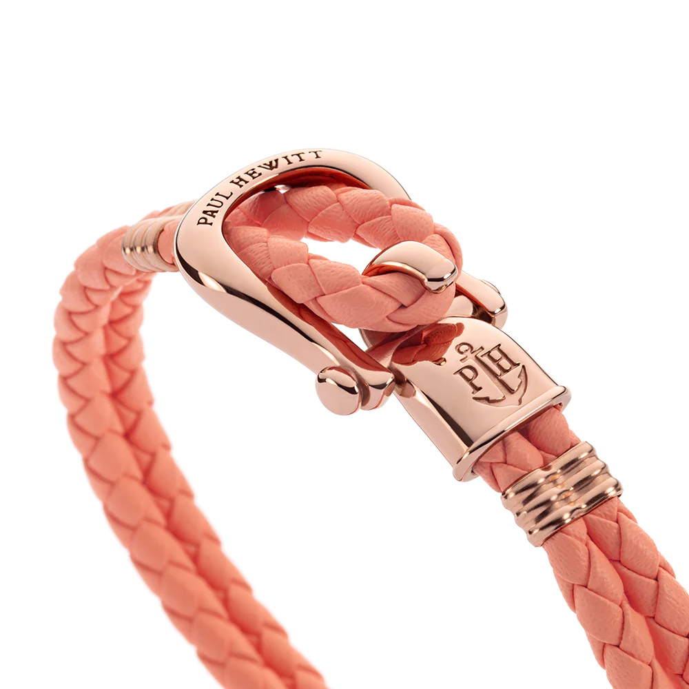Armband Phinity Roségold Leder Apricot - Image 2