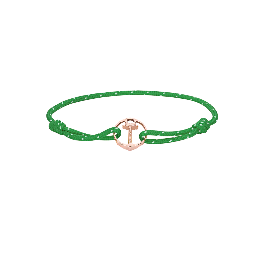 Armband Re/Brace Roségold Grün