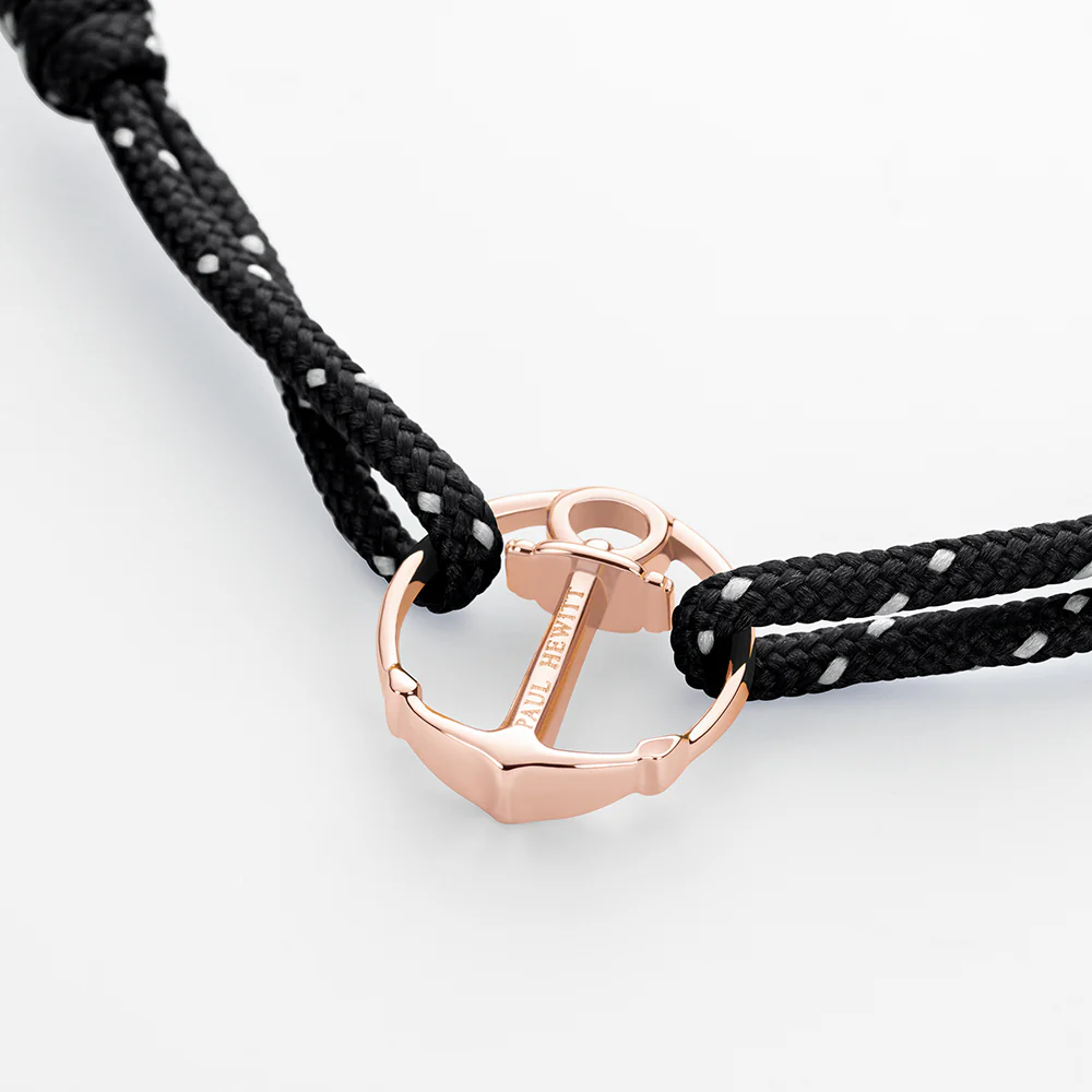 Armband Re/Brace Roségold Schwarz - Image 2