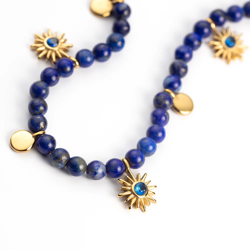 Aurora Azure Armkette Gold - Image 4