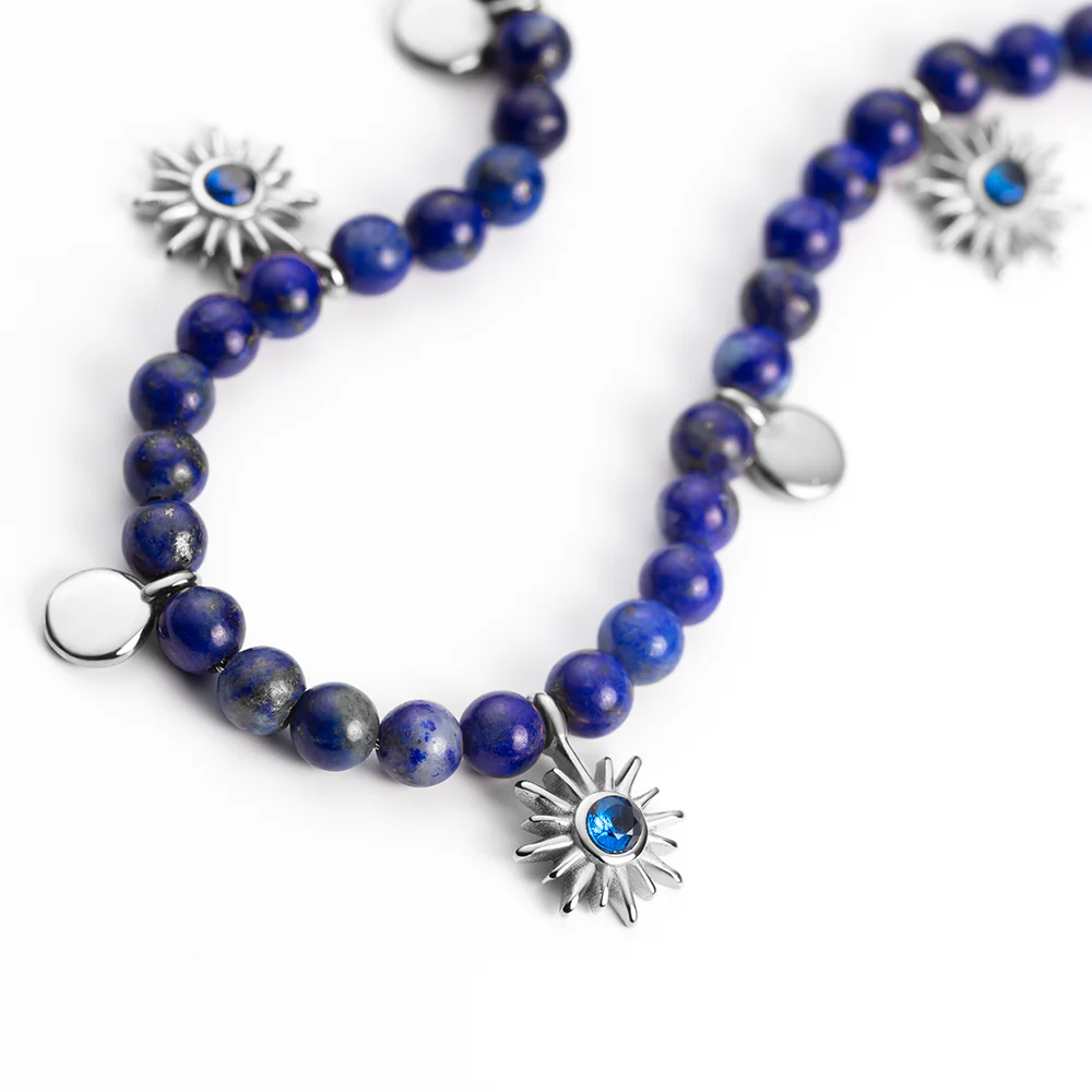 Aurora Azure Armkette Silber - Image 4