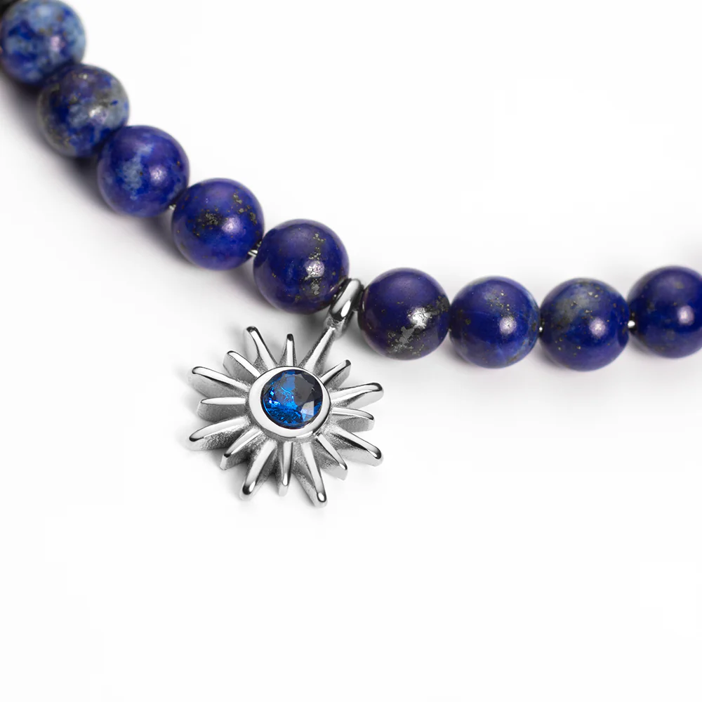 Aurora Azure Armkette Silber - Image 5
