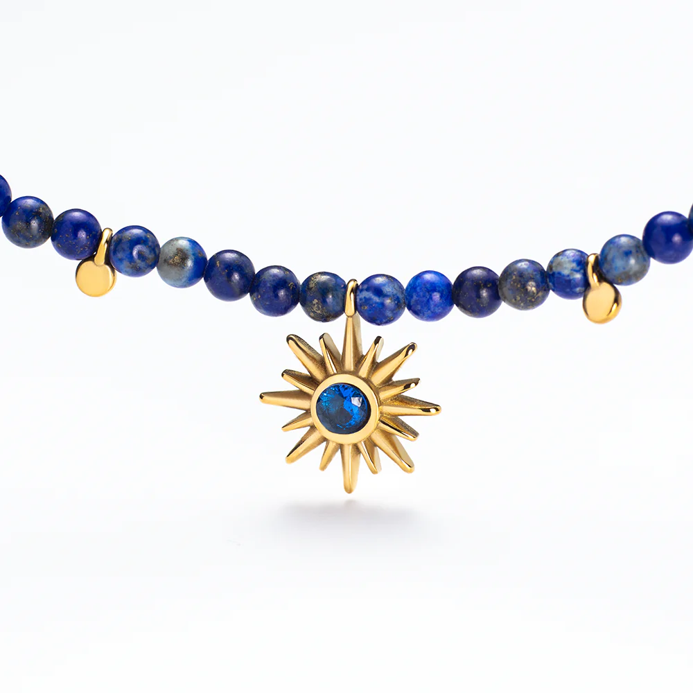 Aurora Azure Halskette Gold - Image 4