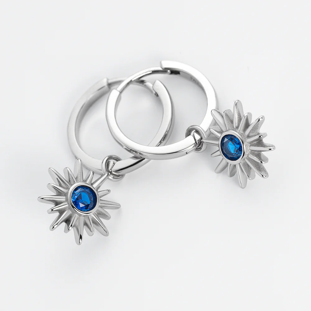 Aurora Hoops Silber - Image 3