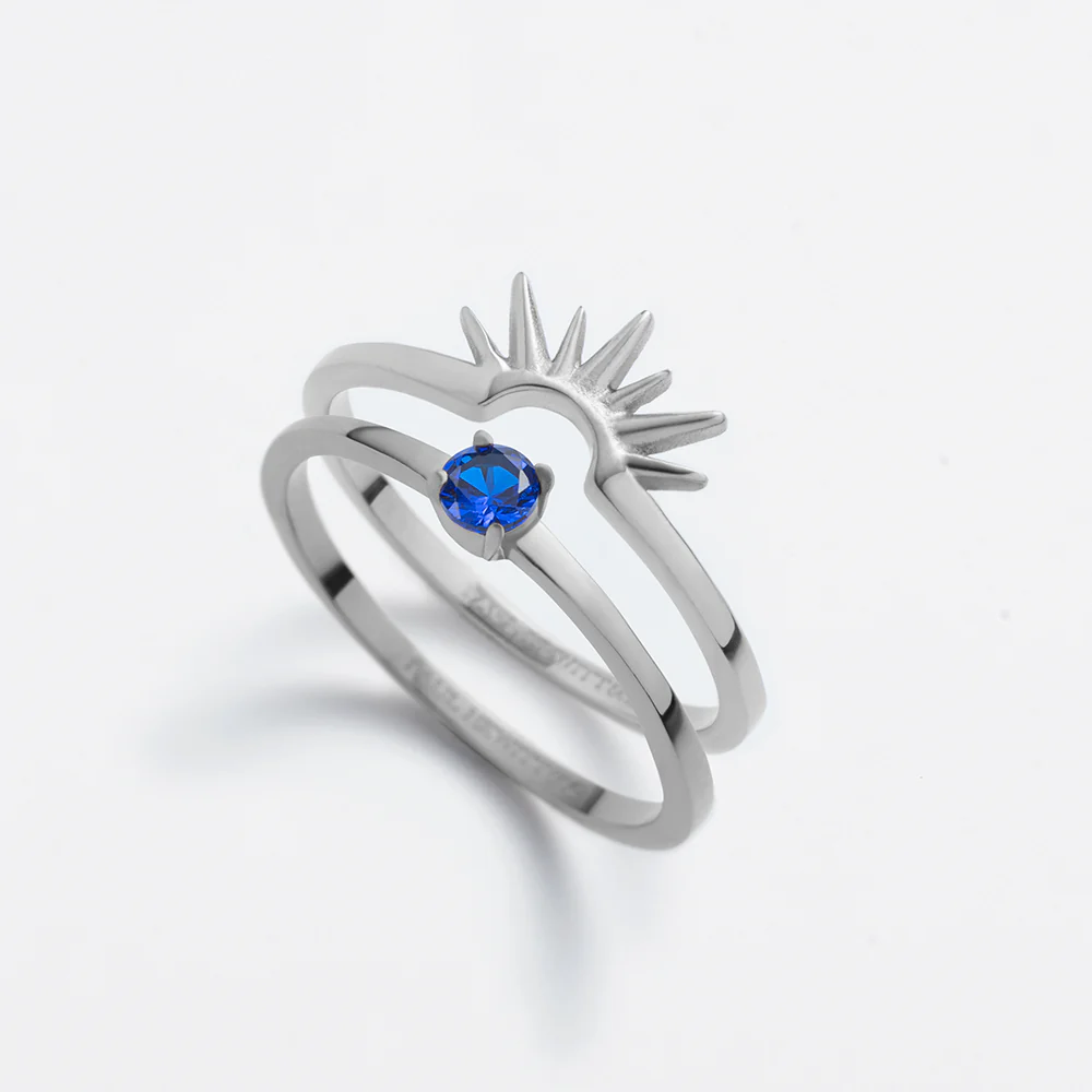 Aurora Solar Duet Ring Silber - Image 3