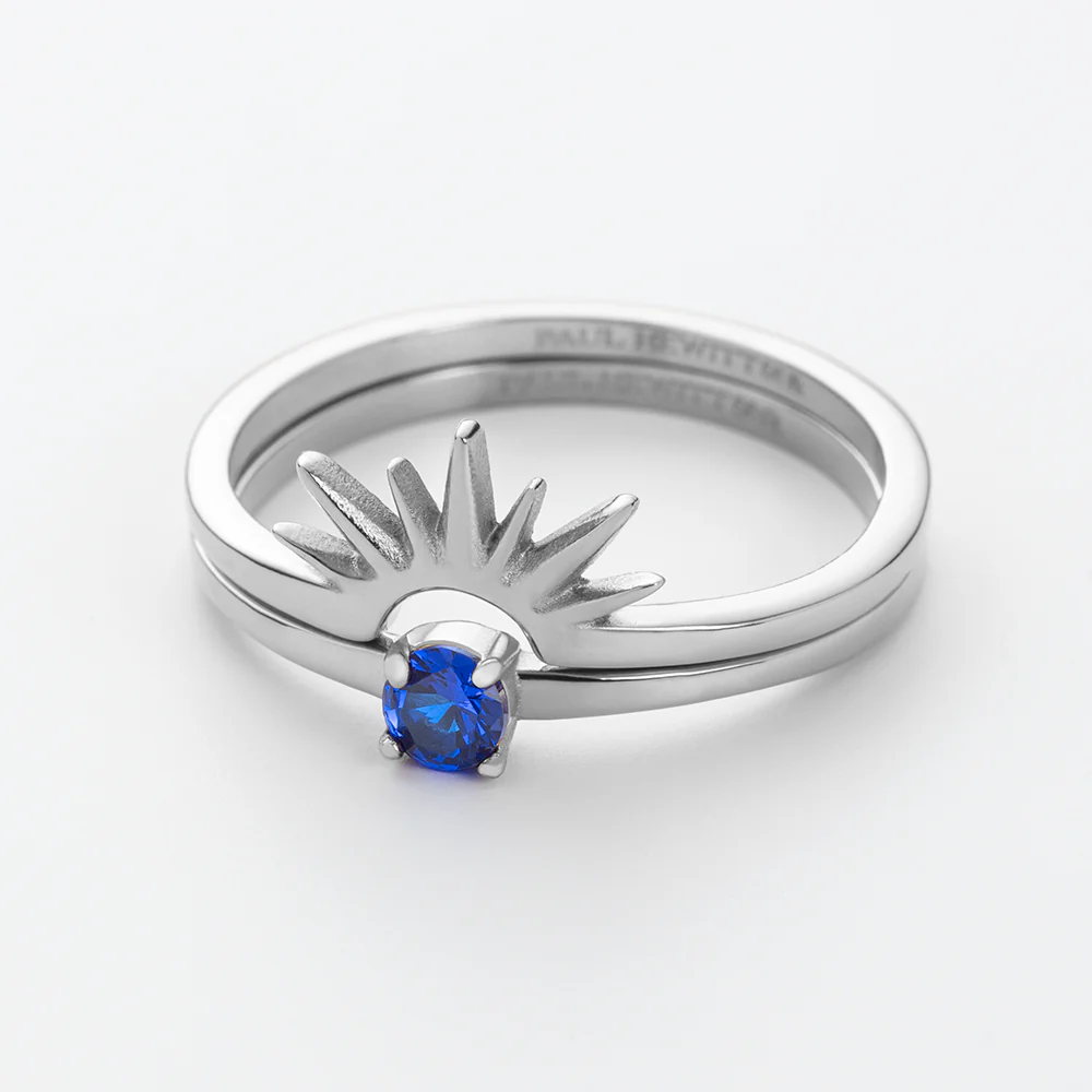 Aurora Solar Duet Ring Silber - Image 5