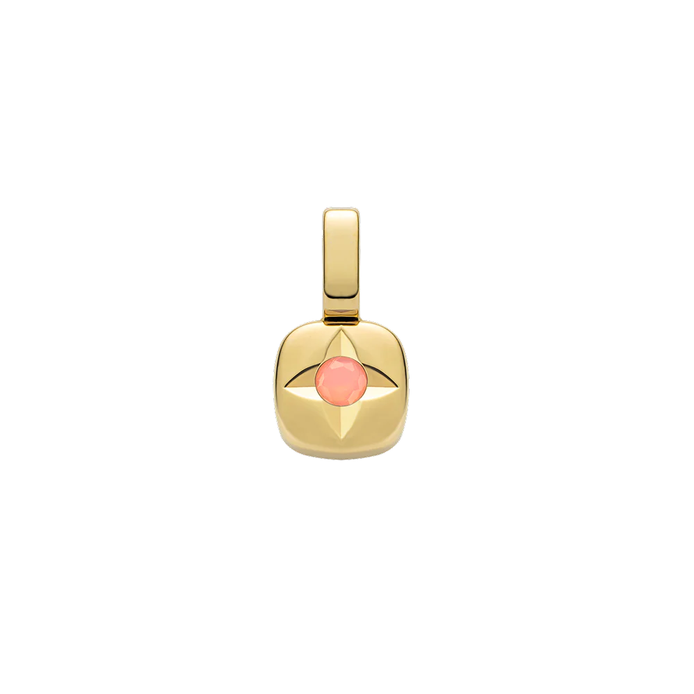 Birthstone Charm July Gold