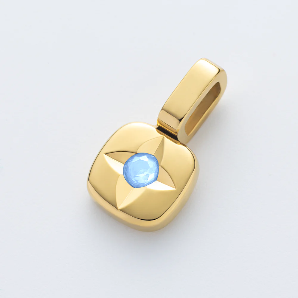 Birthstone Charm March Gold - Image 5