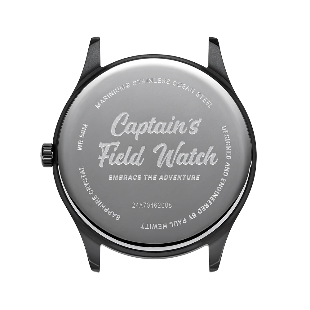 Captain's Field Watch Midnight black - Image 9