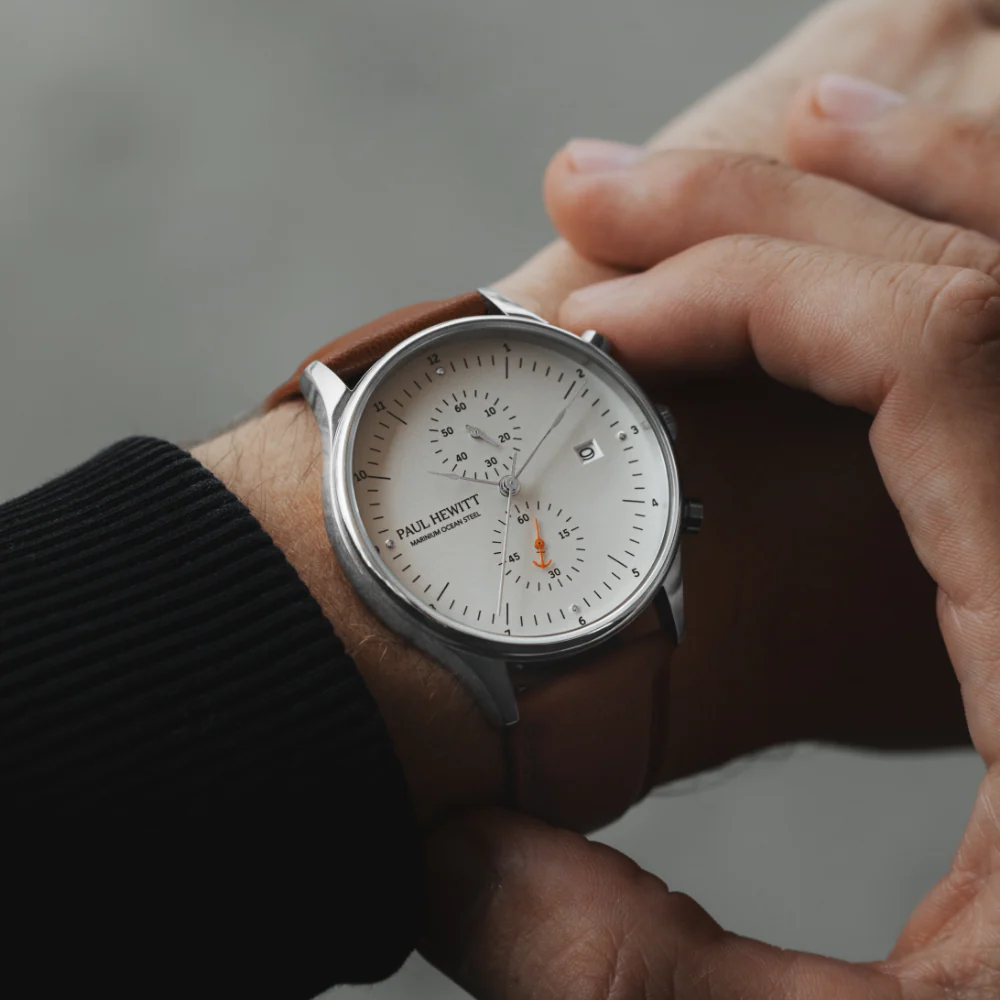 Chrono Quartz Leder brown - Image 3