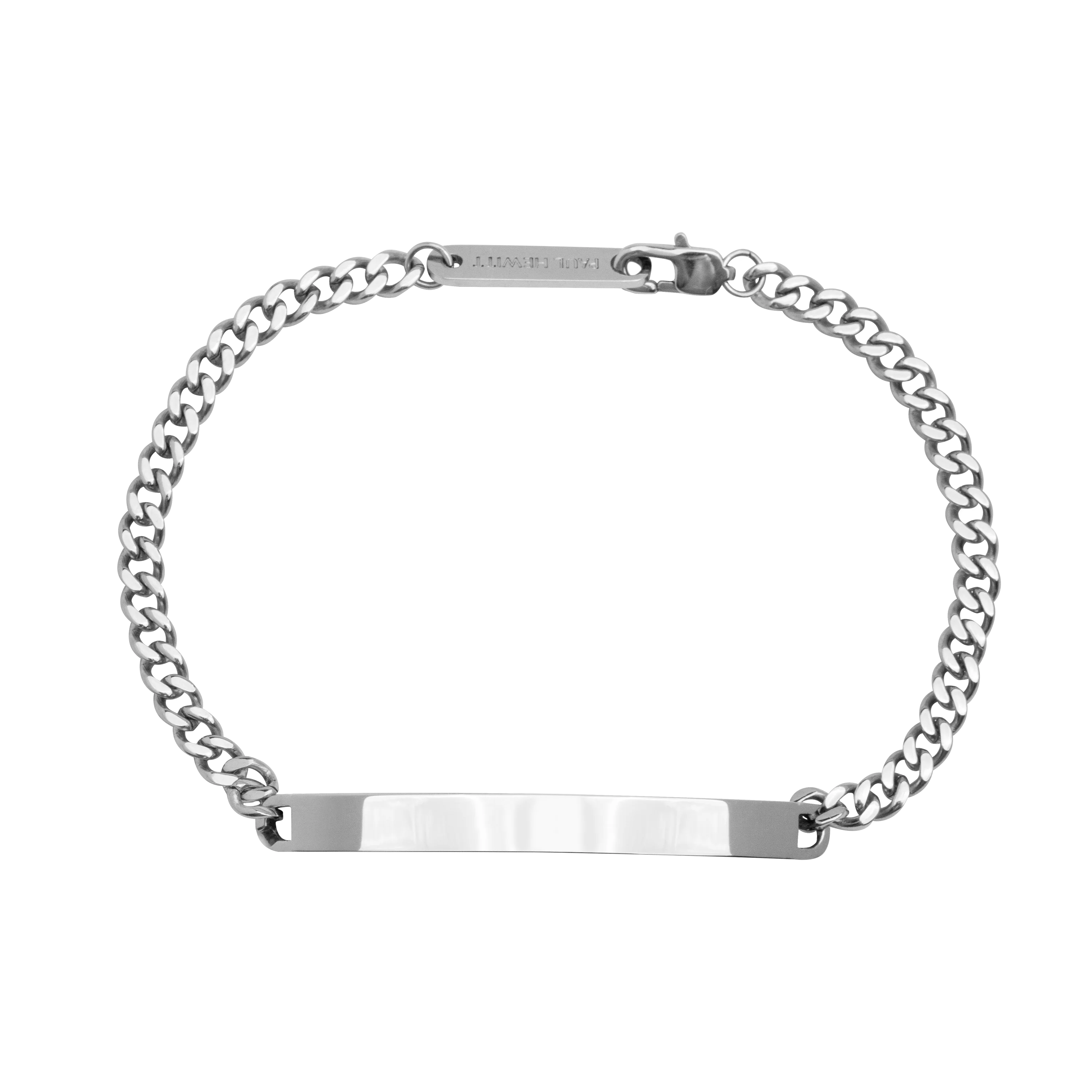 Men's Engravable ID Armkette Silber - Image 6