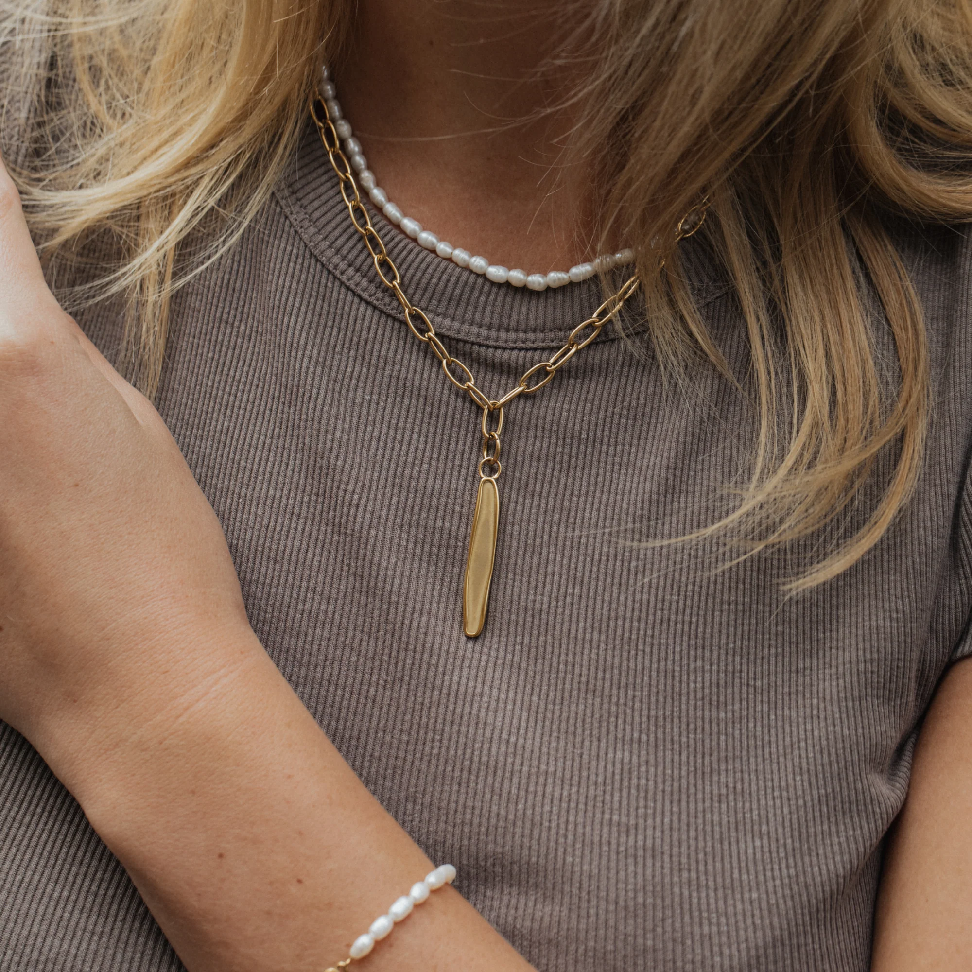 Engravable Plate Charm Gold - Image 3