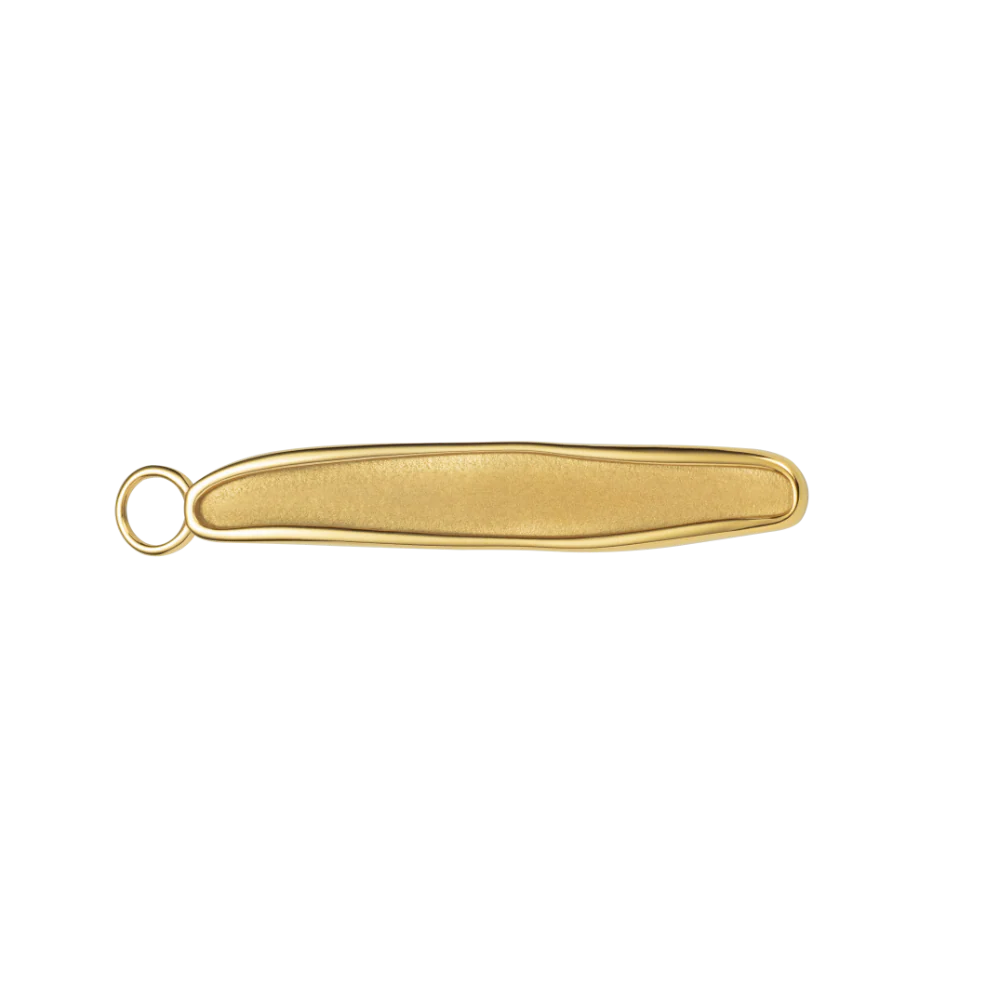 Engravable Plate Charm Gold - Image 4