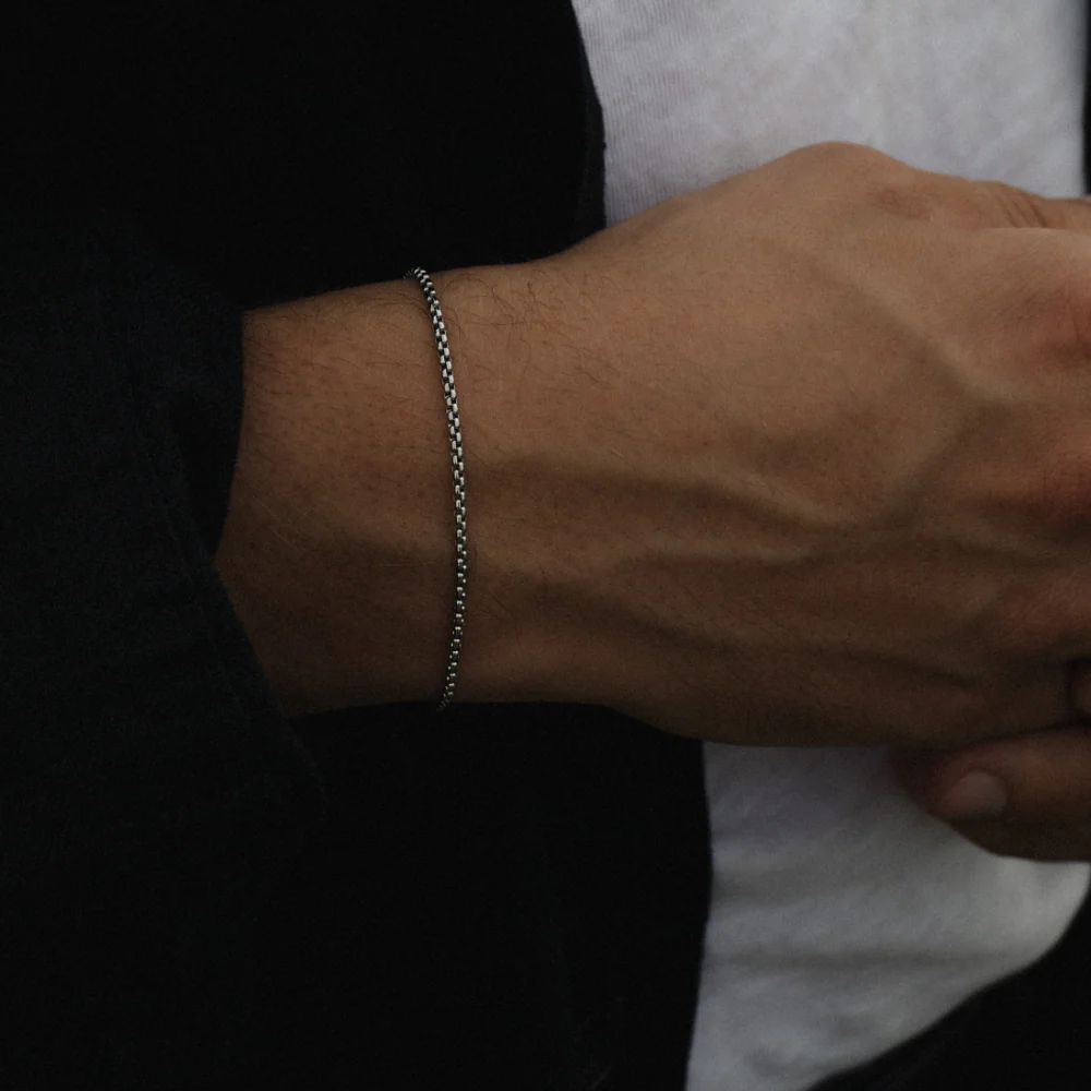 Men's Essential Armkette Silber - Image 3