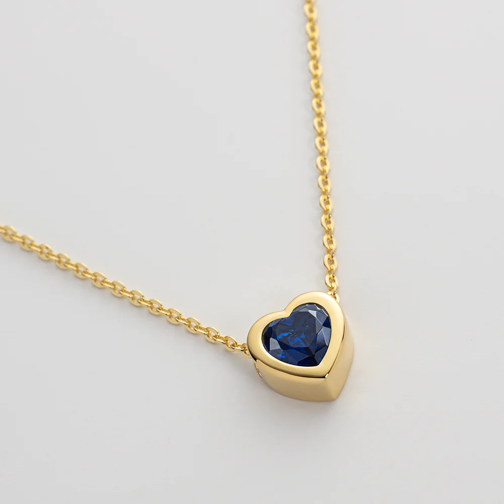 Heart of the Sea Mono Halskette Gold - Image 5