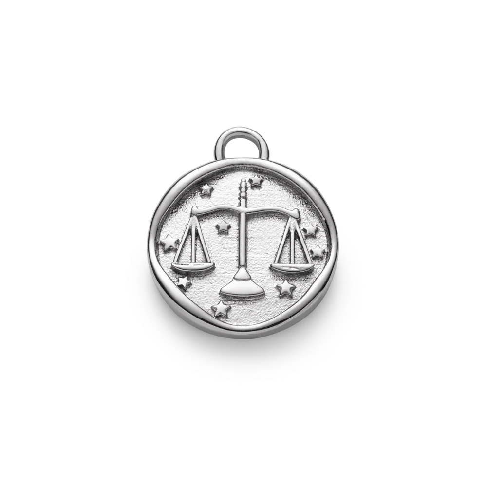 Libra Charm Silber