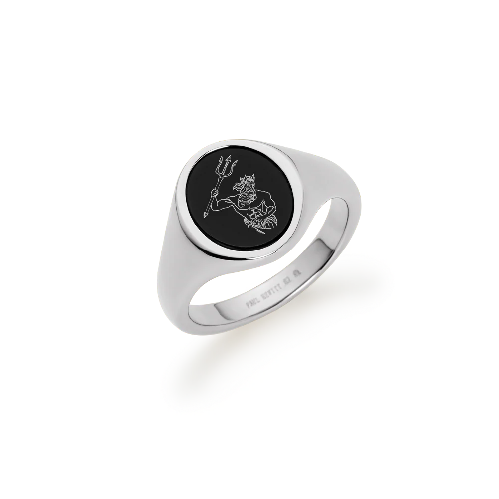 Men's Poseidon Ring Silber