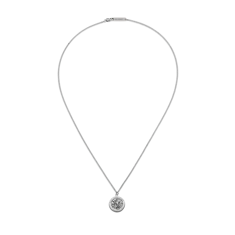 Men's St. Christopher Halskette Silber