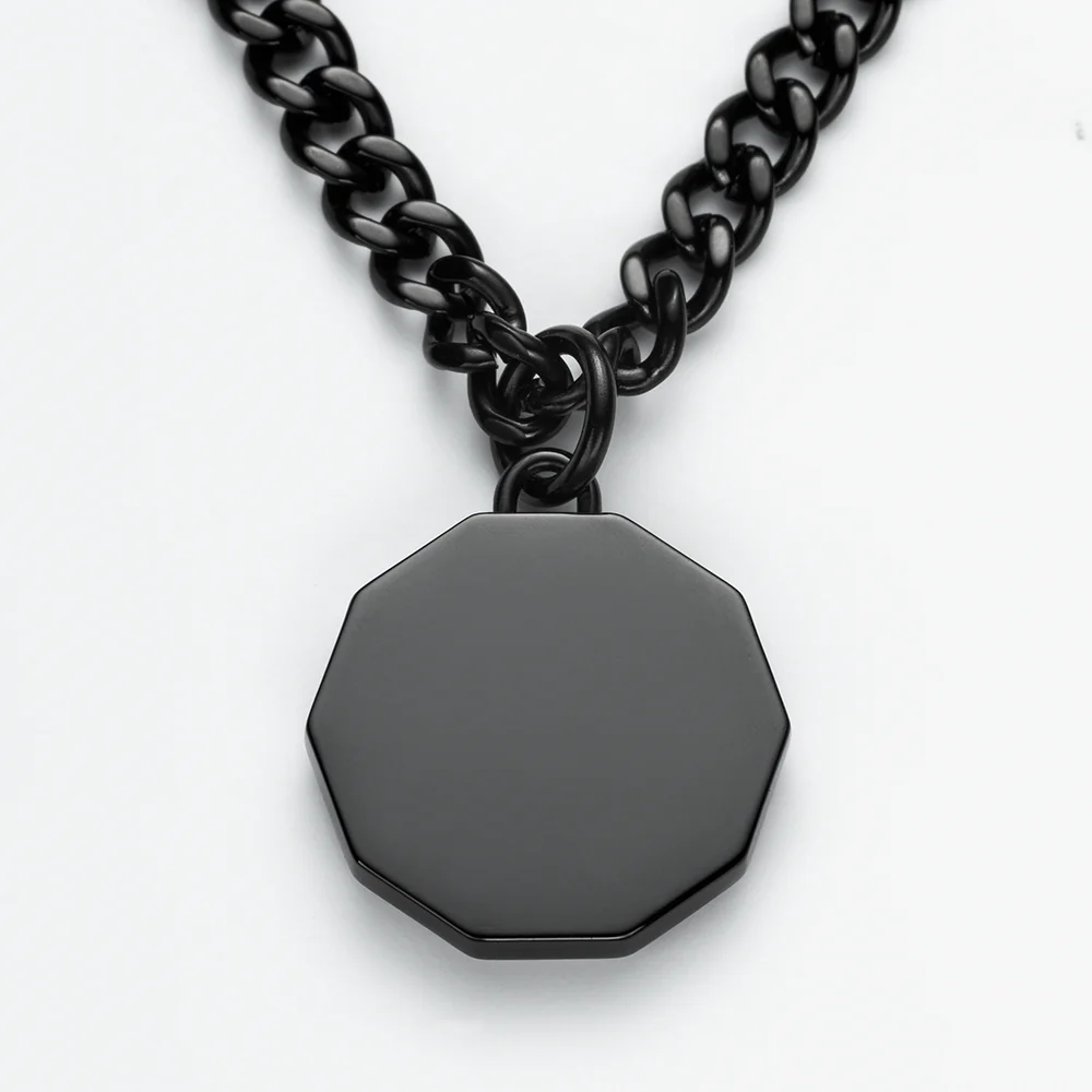 Men's Windrose III Halskette Schwarz - Image 5