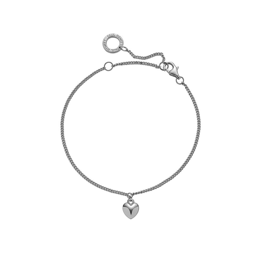Ocean Heart Armkette Silber