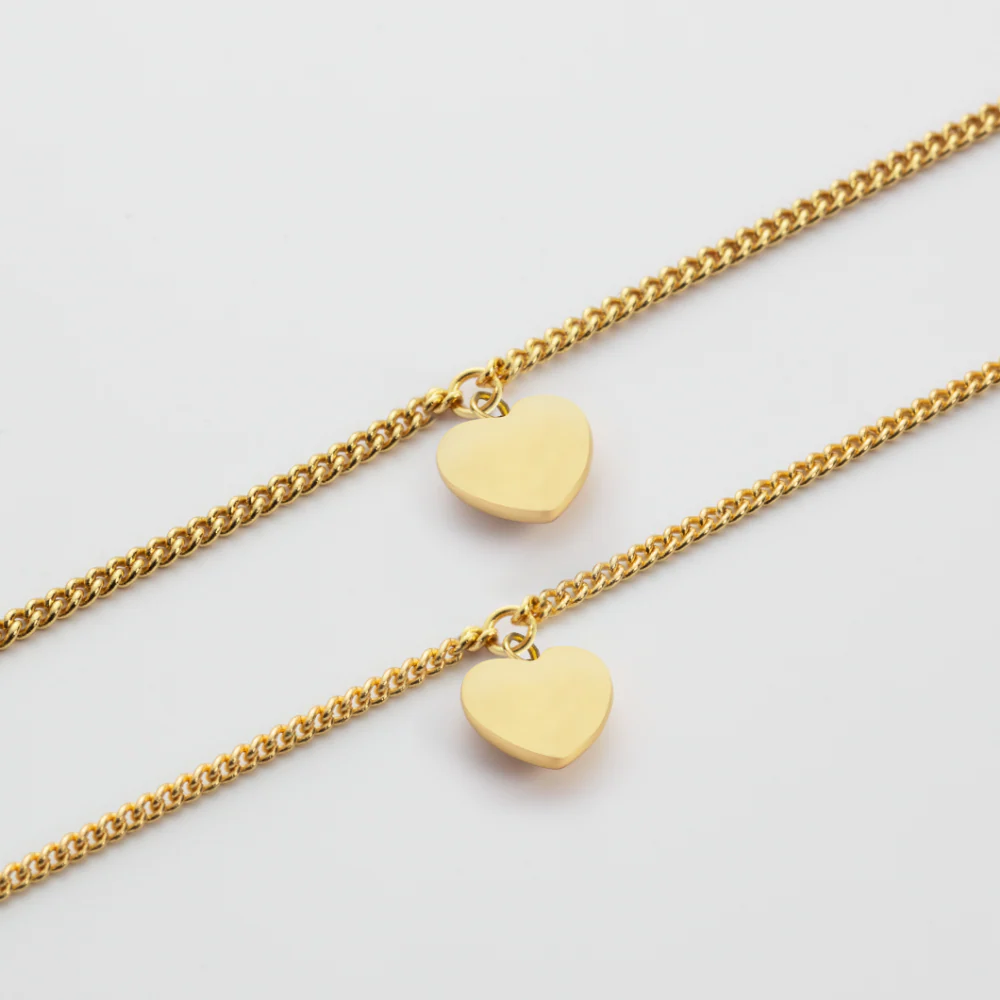 Ocean Heart Mama & Mini Set Gold - Image 4