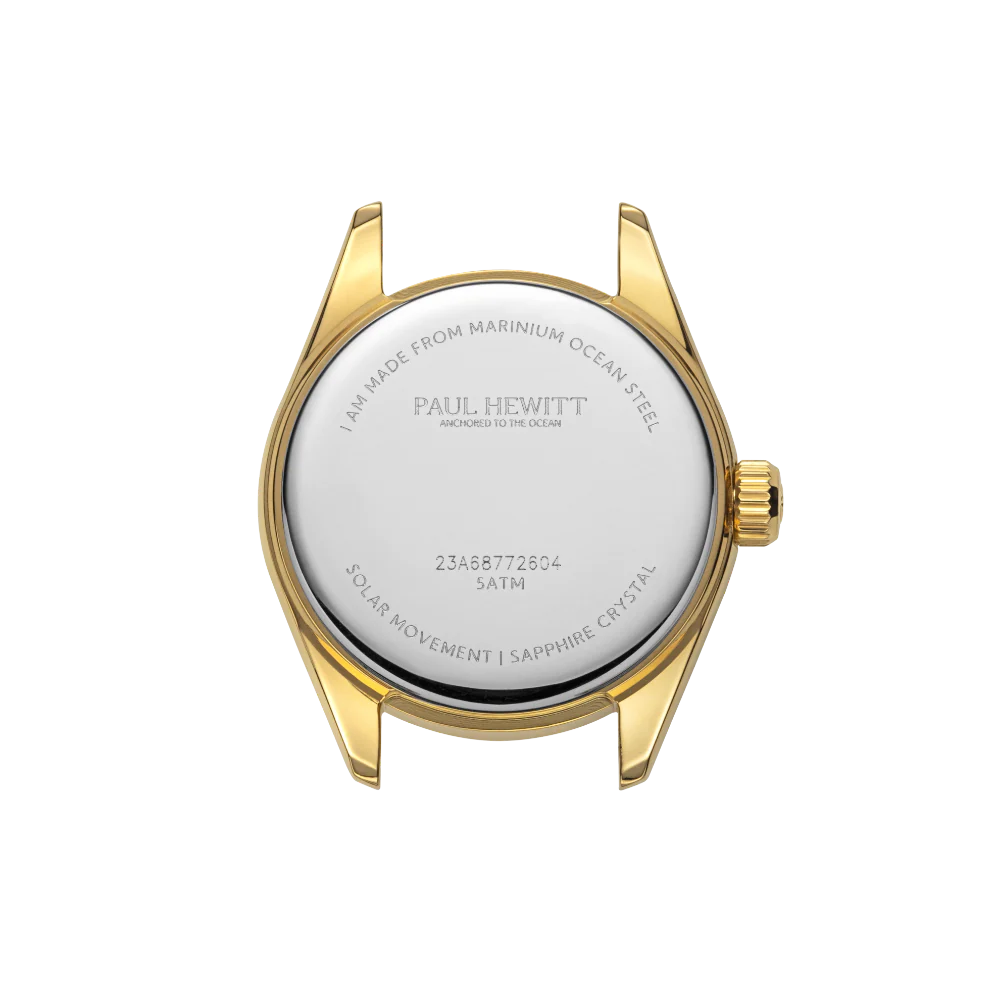 Petit Soleil Round Uhr Gold Weiß Crystal - Image 6
