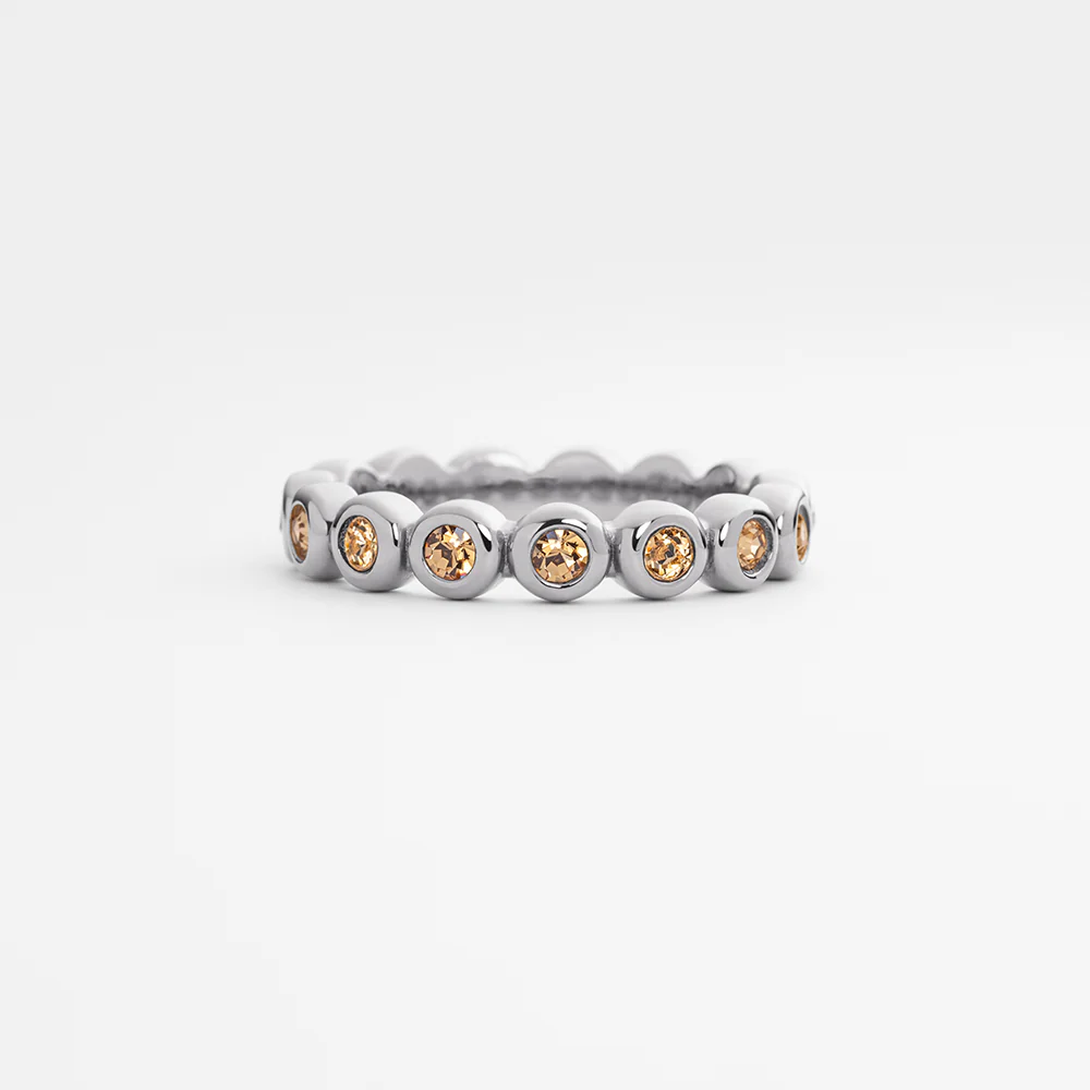 Ring Rainbow Stones Silber - Image 2