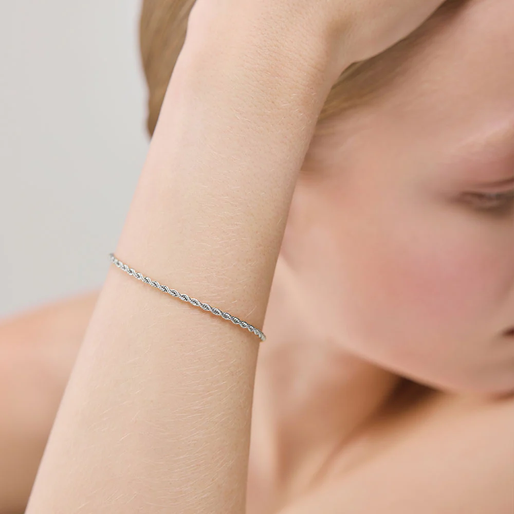 Rope Chain Armkette Silber - Image 2