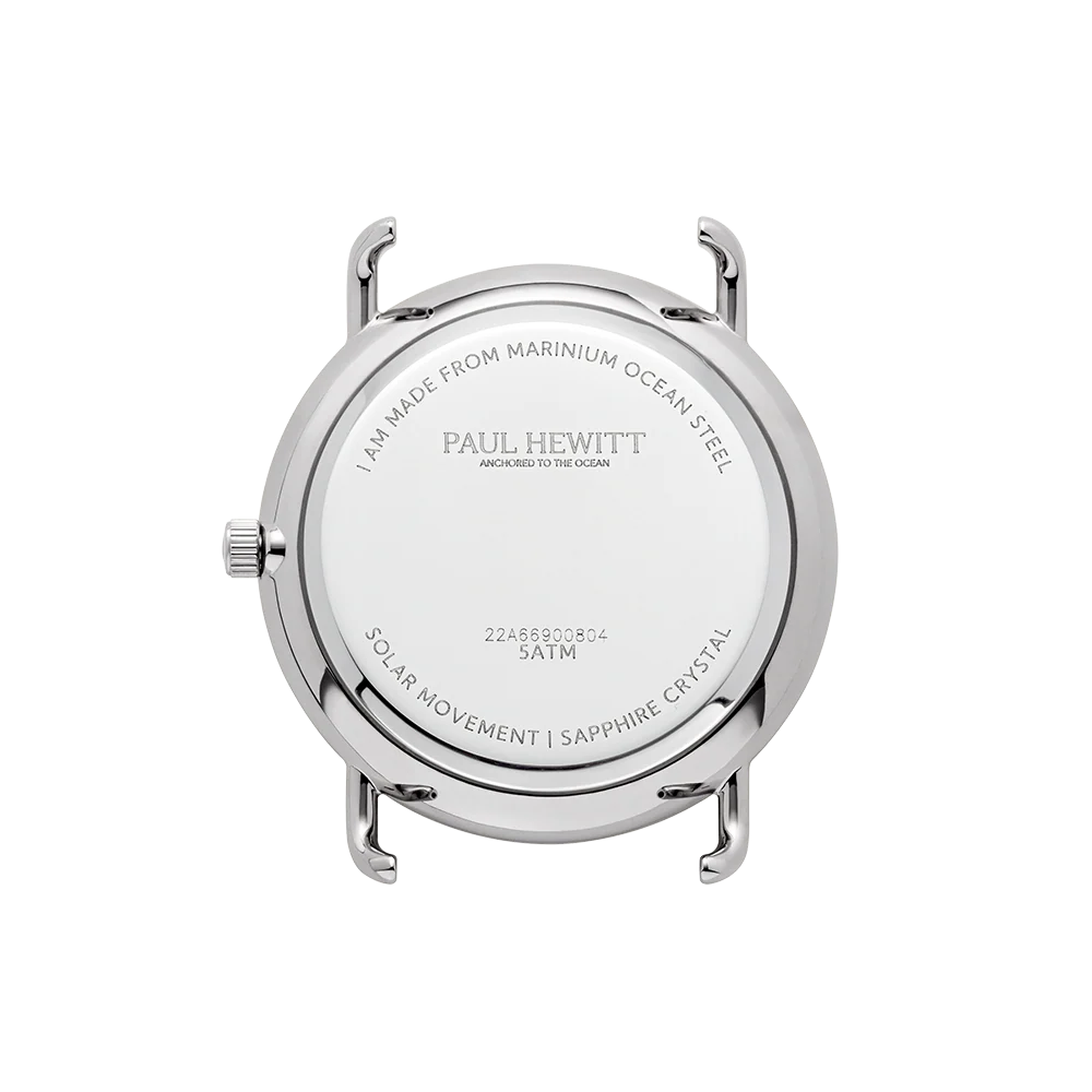 Sailor 39 mm Uhr Silber Weiß - Image 5
