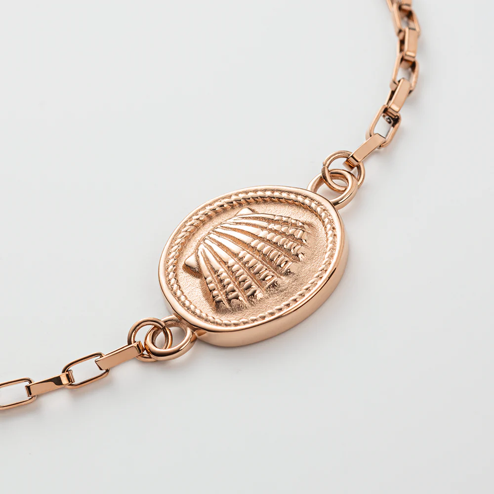 Scallop Armkette Roségold - Image 2