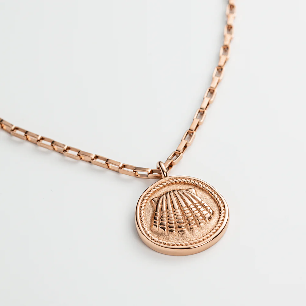 Scallop Halskette Roségold - Image 2
