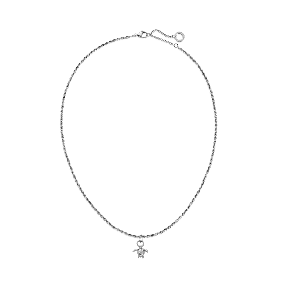 Set Turtle Charm und Halskette Silber - Image 4