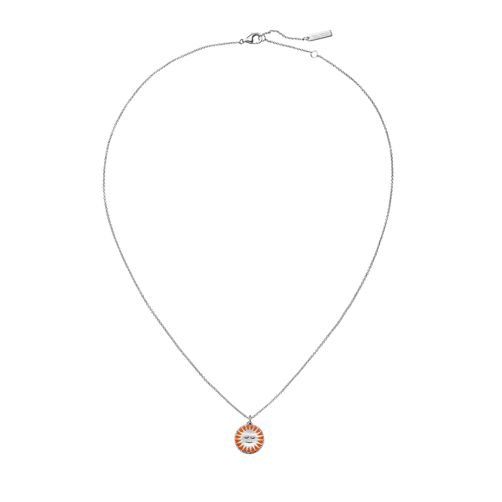 SuMoS Halskette Silber bright orange
