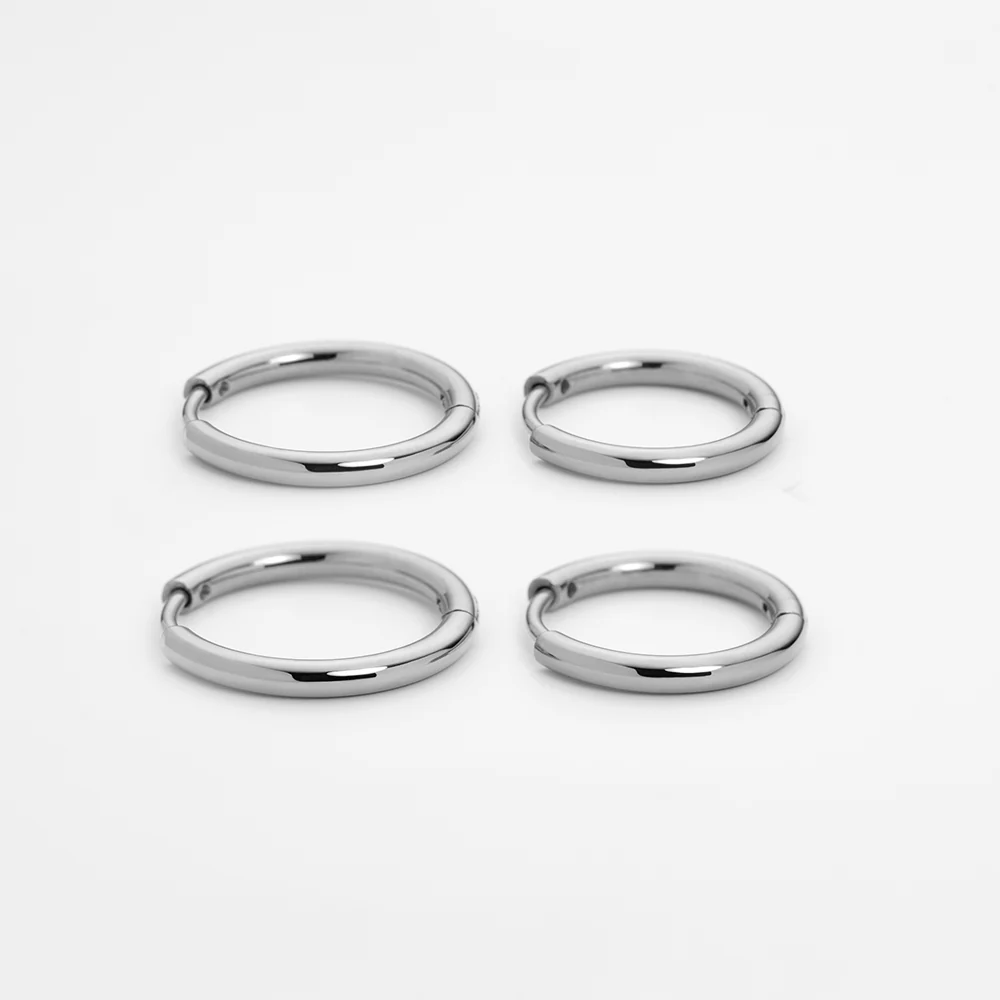 Treasures of the Sea Hoops Set Silber