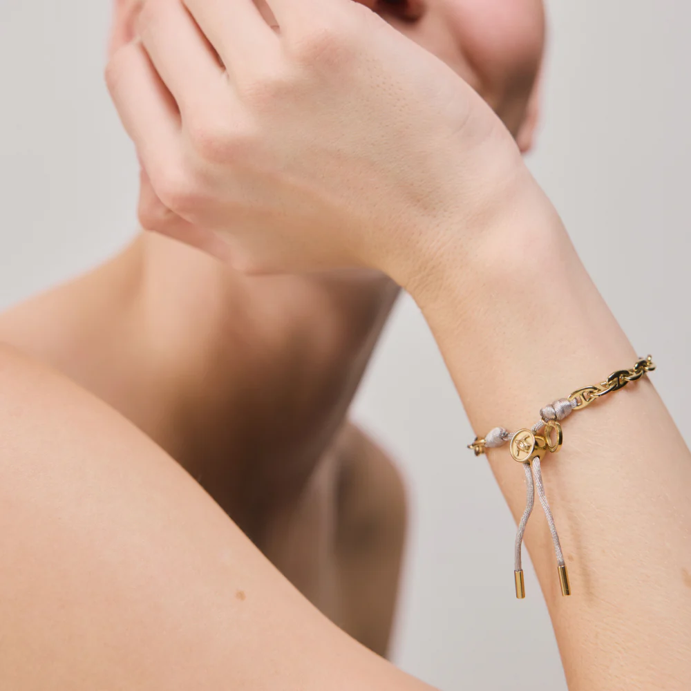 Turtle Anchor Chain Armband Gold Sand - Image 4