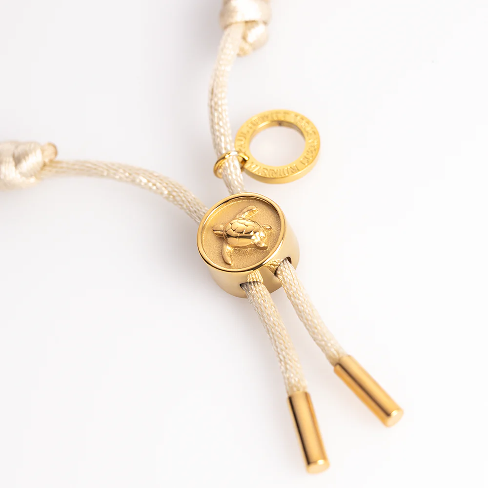 Turtle Anchor Chain Armband Gold Sand - Image 5
