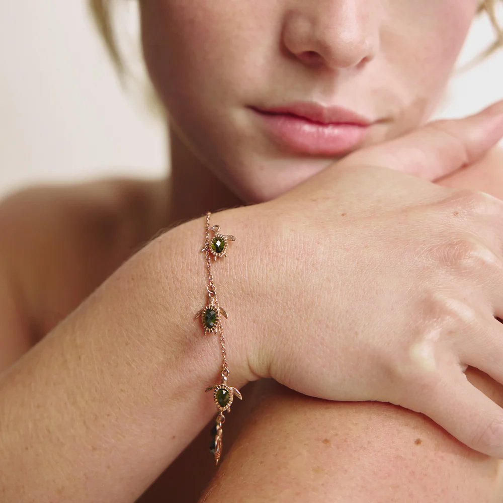 Turtle Armkette Roségold - Image 2