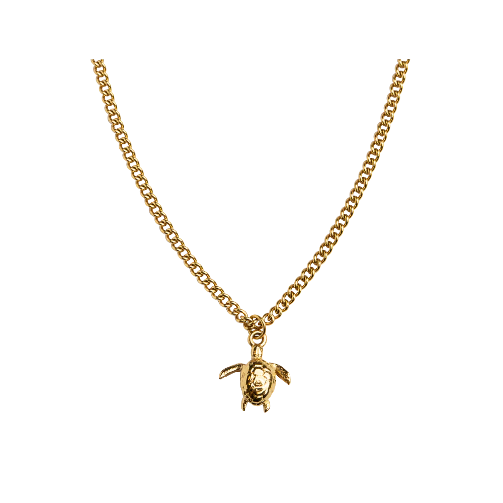 Turtle Essential Halskette Gold