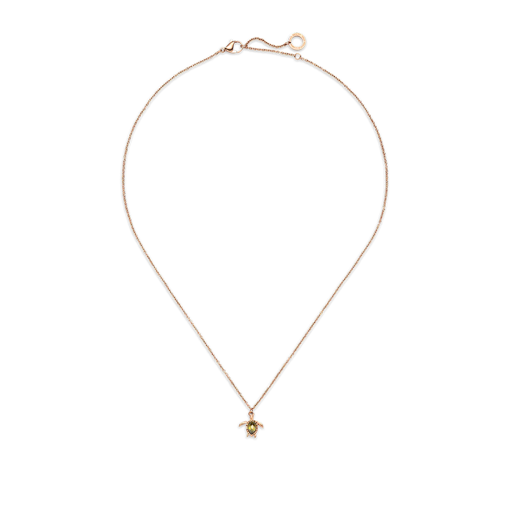 Turtle Mono Halskette Roségold