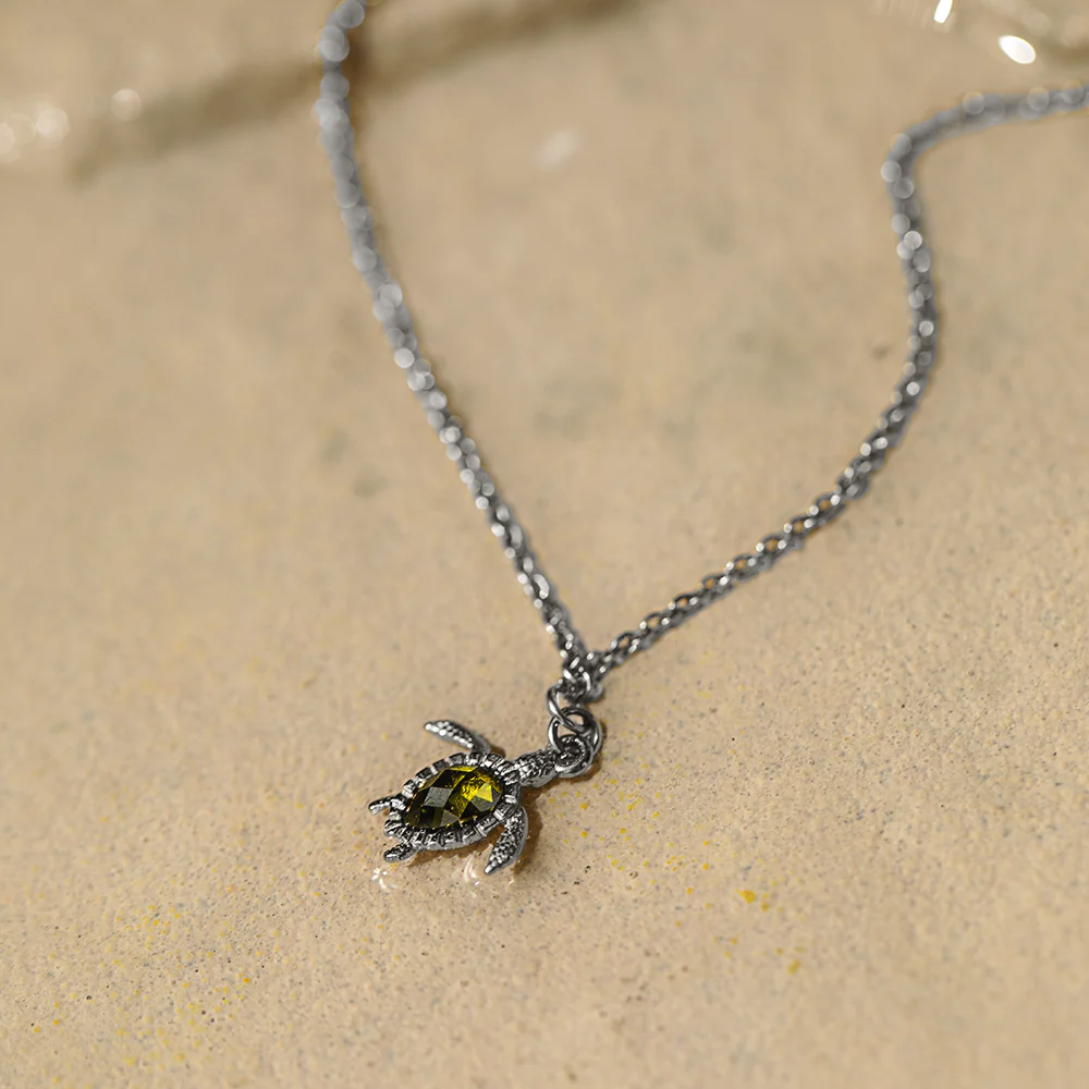 Turtle Mono Halskette Silber - Image 4