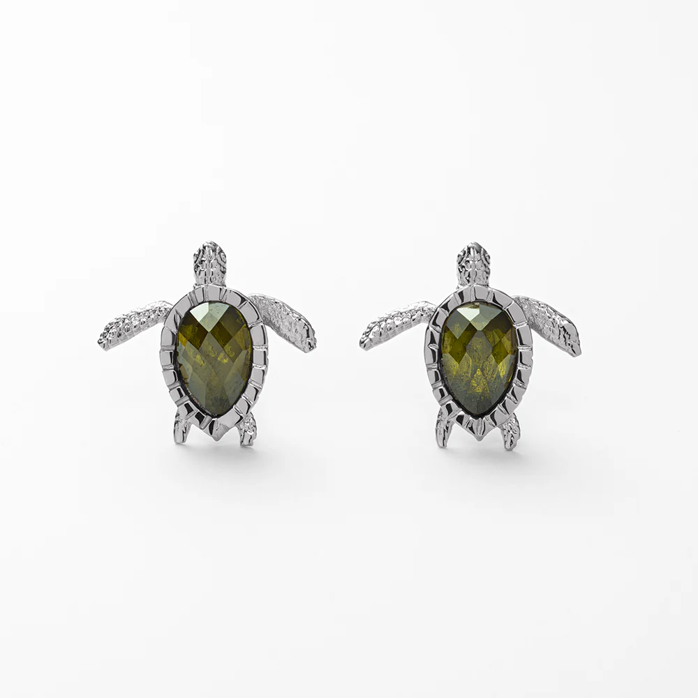Turtle Ohrring Silber - Image 3