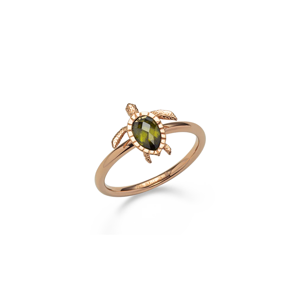 Turtle Ring Roségold