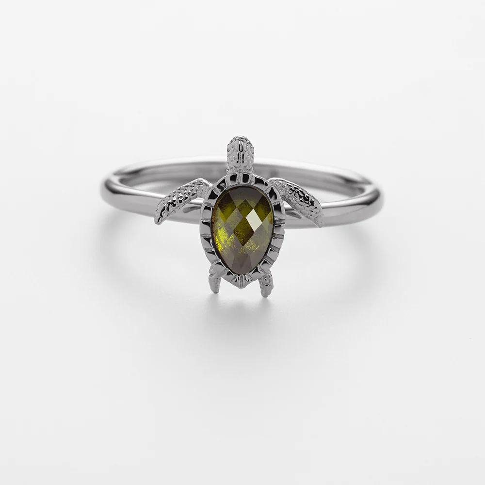 Turtle Ring Silber - Image 3