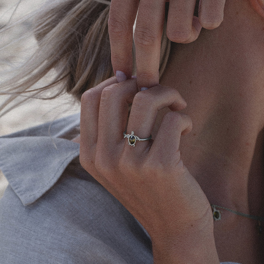 Turtle Ring Silber - Image 4