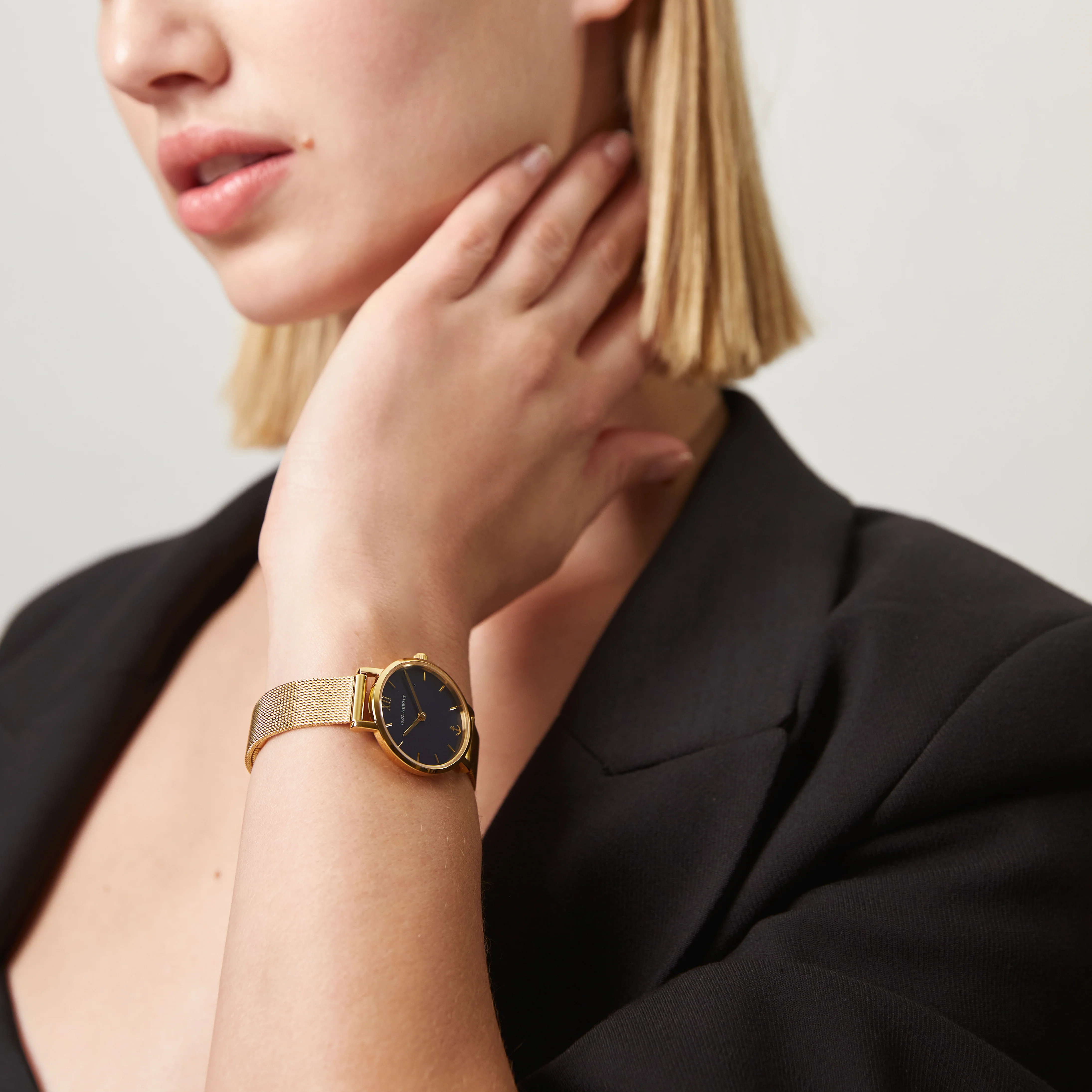 Uhr Modest Blue Lagoon Gold Mesh - Image 5