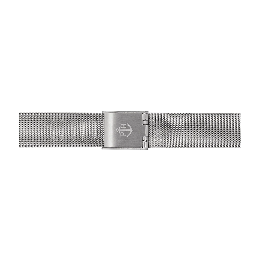 Uhrenarmband Mesh Silber 12 mm