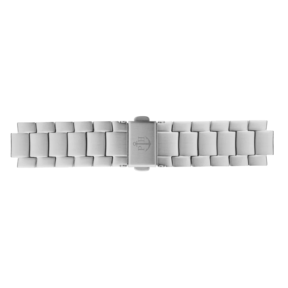 Uhrenarmband Metall Silber 16 mm