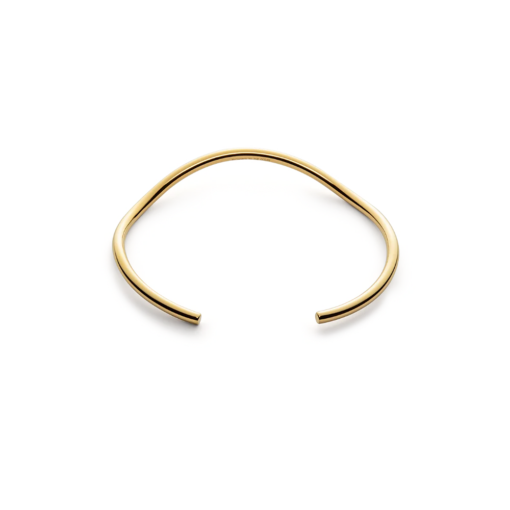 Waves Armreif Gold