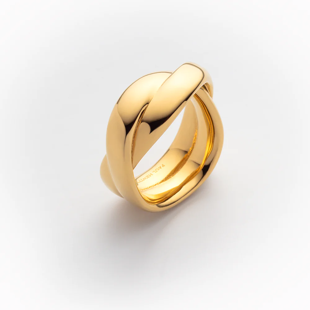 Waves Duo Ring Gold - Image 4