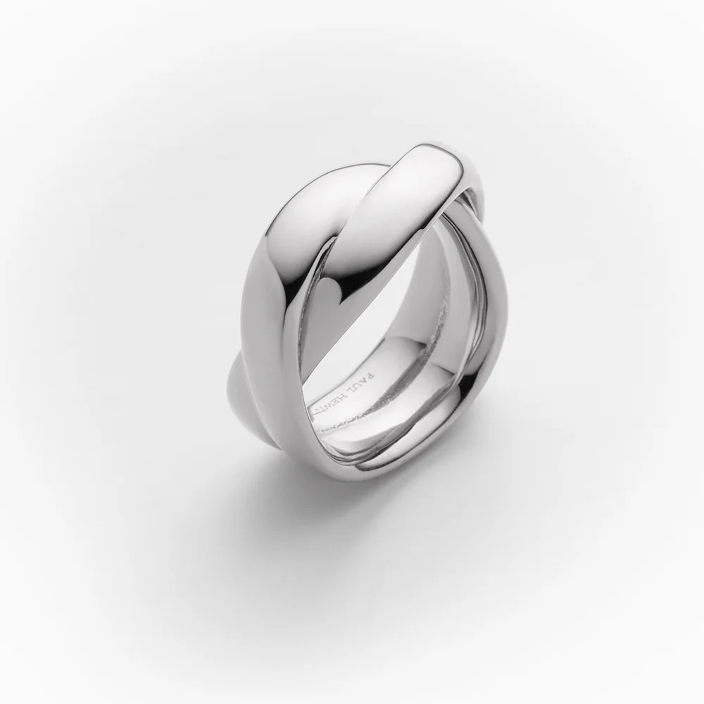 Waves Duo Ring Silber - Image 3